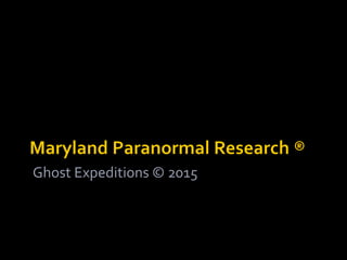 Ghost Expeditions
 