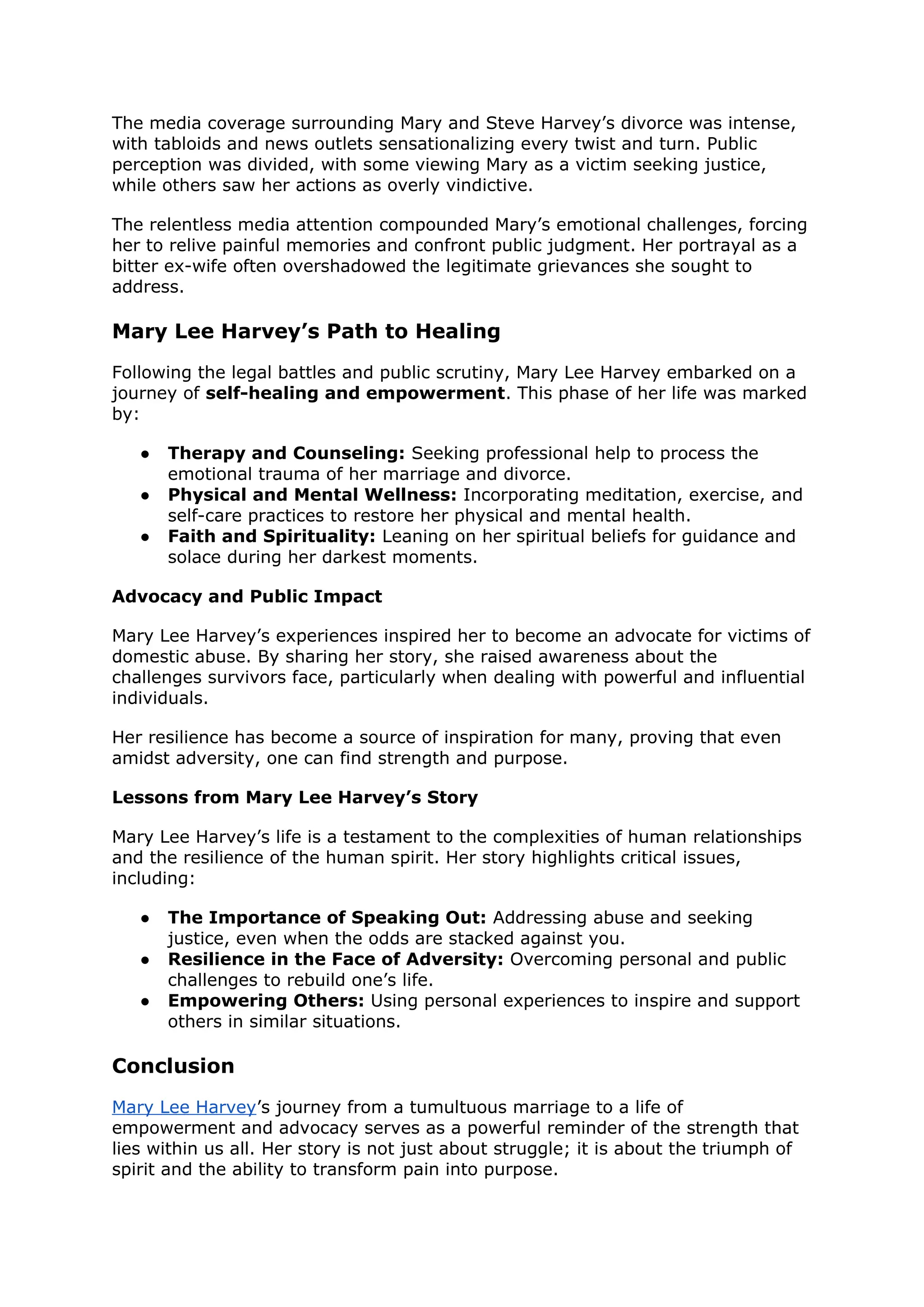 Mary Lee Harvey_ A Journey of Struggle, Resilience, and Empowerment.docx