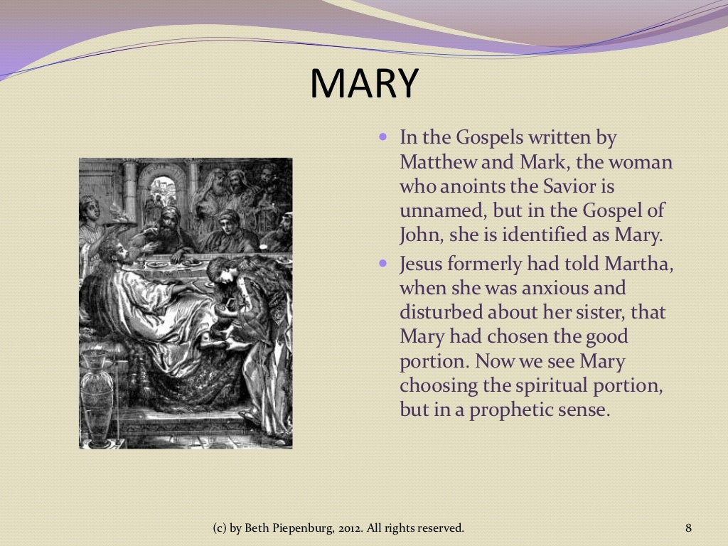 Mary Of Bethany