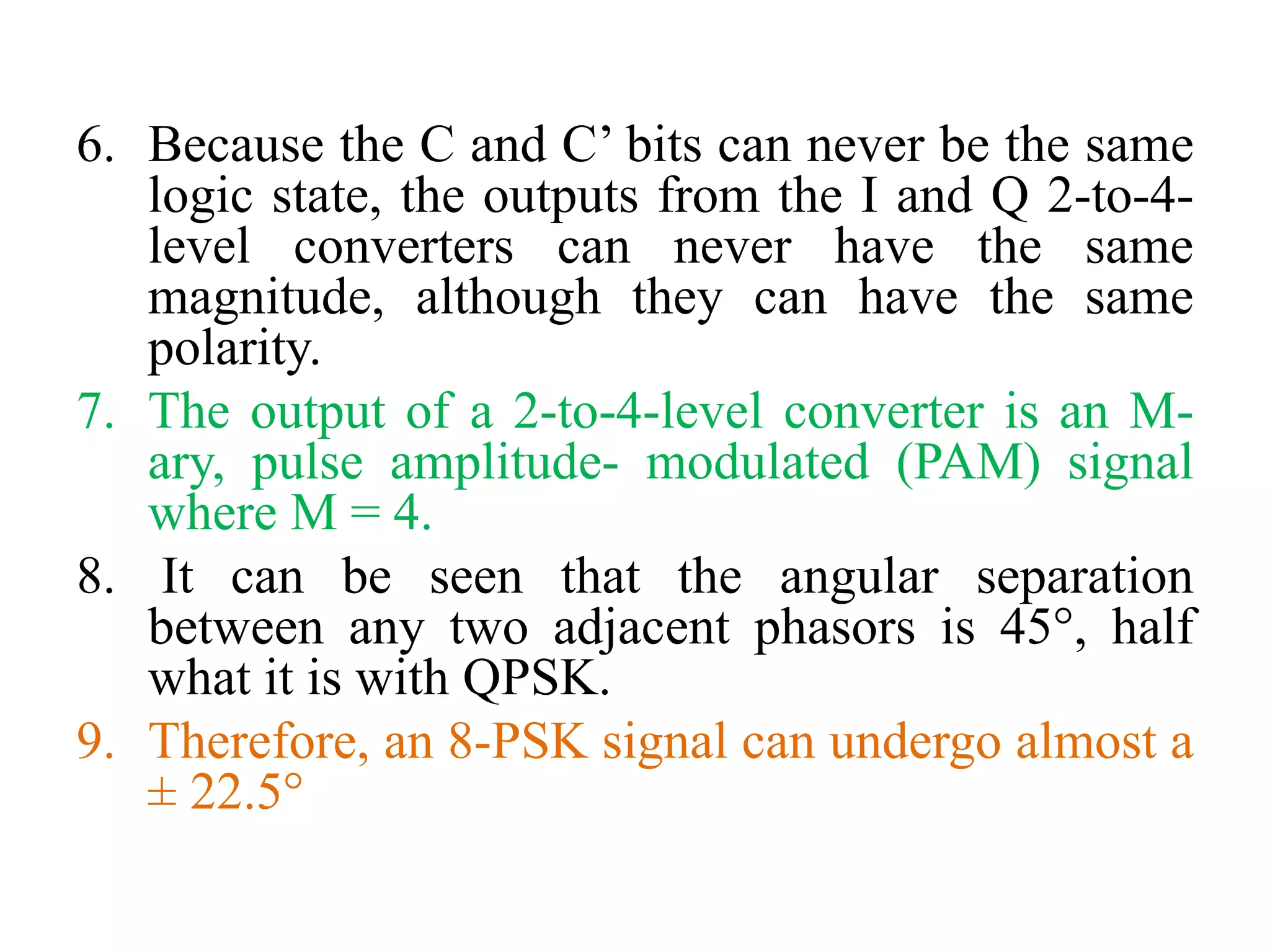 M ary psk and m ary qam ppt | PPTX