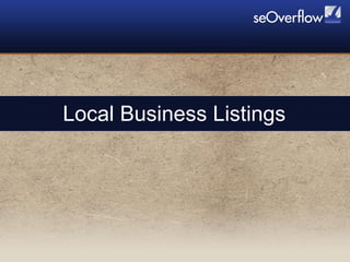 Local Business Listings 