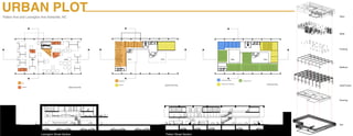 URBAN PLOT
Patton Ave and Lexington Ave Asheville, NC

Glass

Walls

Framing

Mullions

Administrative Offices

Restaurants
Cafe

Aditorium
Circulation

Second Floor Plan

Market Floor Plan

Auditorium and Class Rooms

Hyroponic Farms

Third Floor Plan

Steel Frames

Flooring

Site

Lexington Street Section

Patton Street Section

 