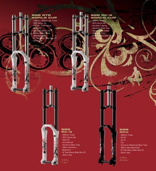 Marzocchi Suspension 2008 catalogue