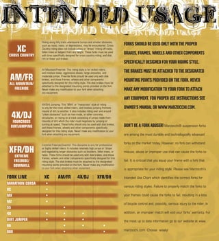 Marzocchi Suspension 2008 catalogue