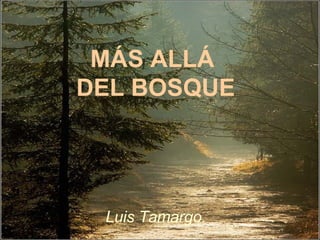 MÁS ALLÁ  DEL BOSQUE Luis Tamargo. 