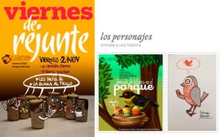 los personajes
entrada a una historia
 