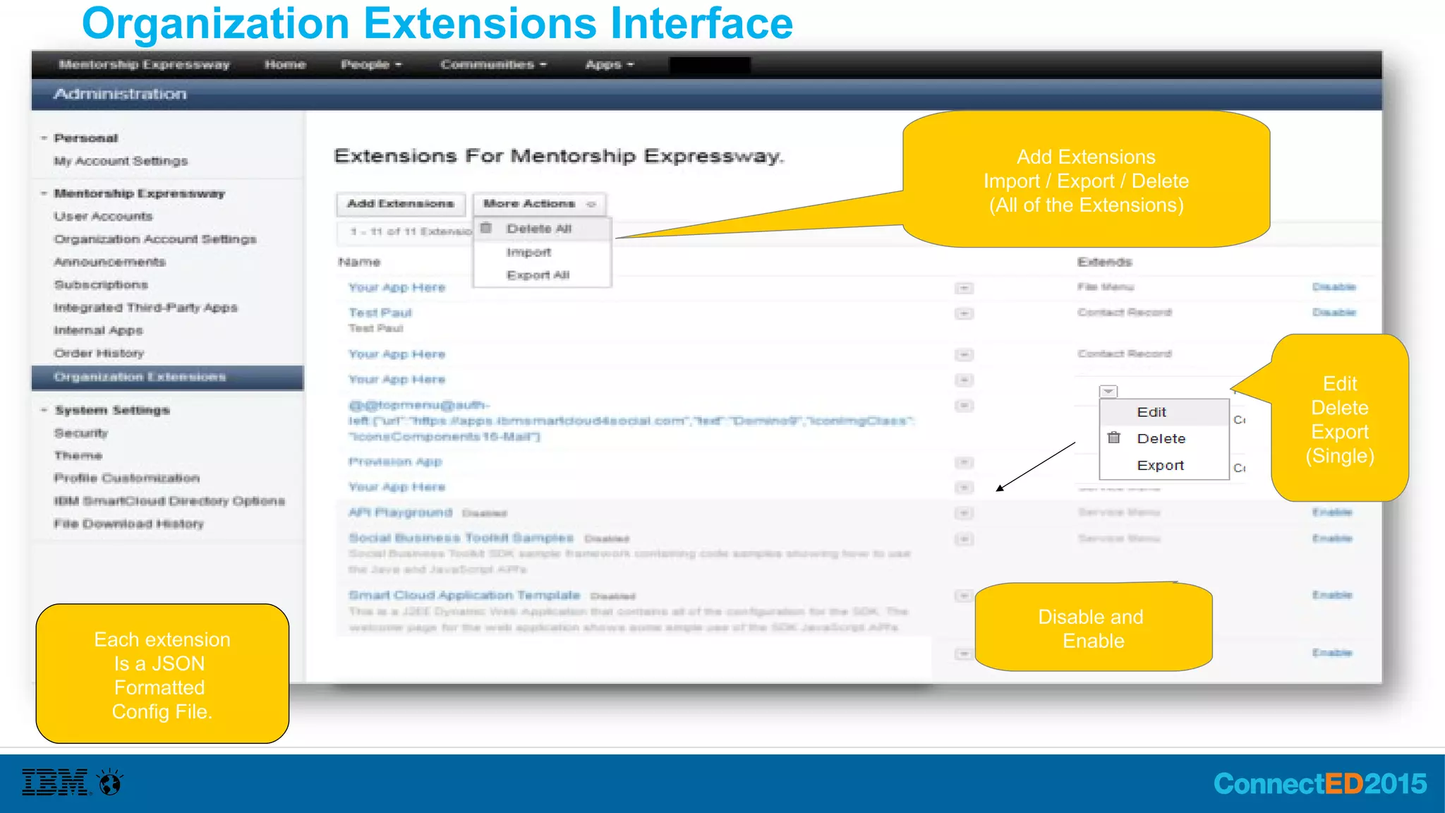 Add or Import
Click Add Extensions
Click Import Extensions
 