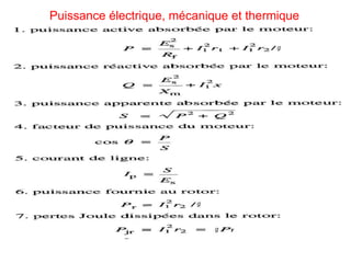 Puissance électrique, mécanique et thermique