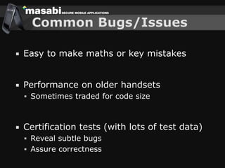 Challenges Building Secure Mobile Applications