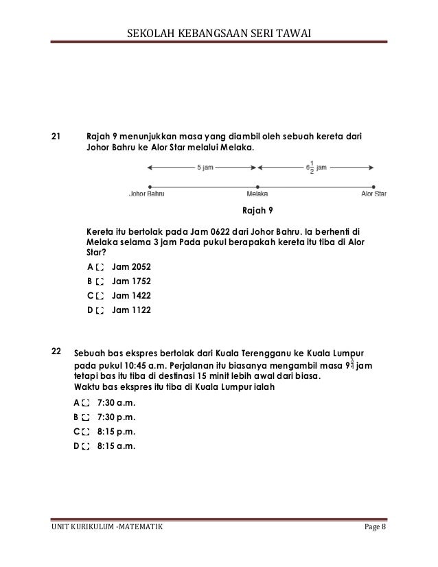 Masa Dan Waktu Set 3
