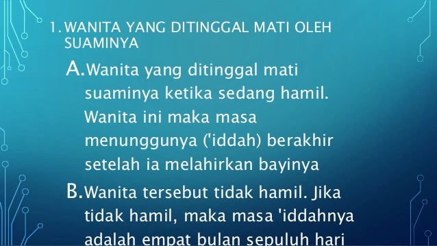 Masa Idah Hadanah Dan Rujuk 2