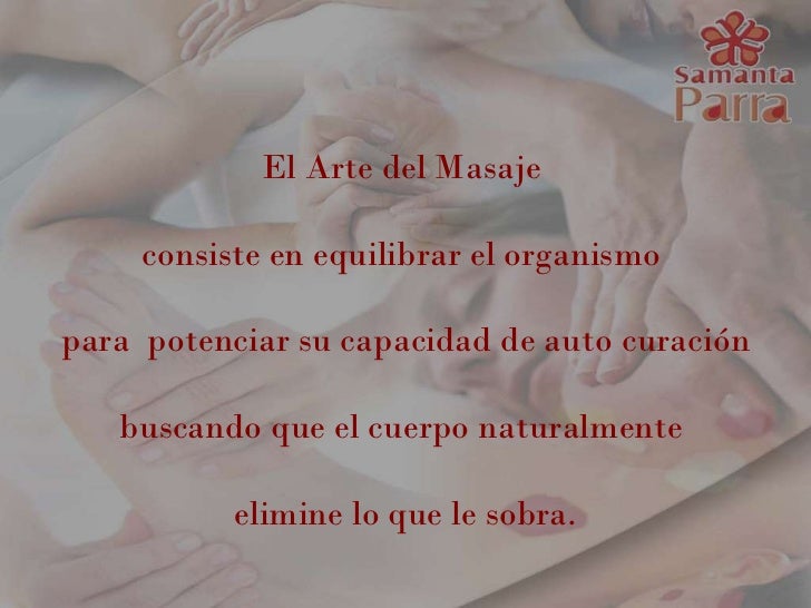 Resultado de imagen para el masaje es un arte