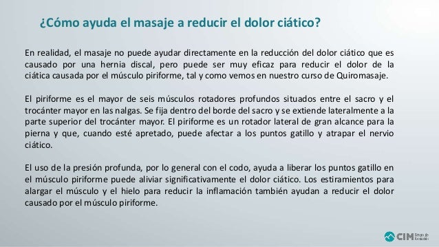 Resultado de imagen para masaje NERVIO CIATICO