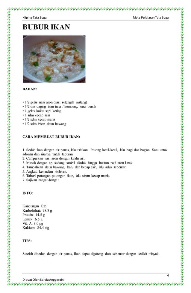 Resep masakan | PDF