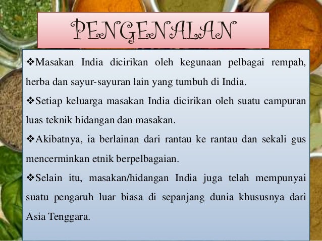 Masakan india Masakan india