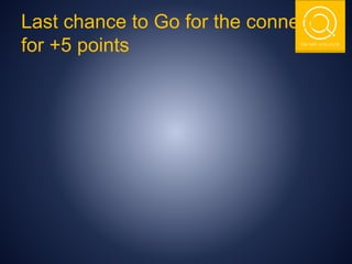 THE NSIT QUIZ CLUB
Last chance to Go for the connect
for +5 points
 