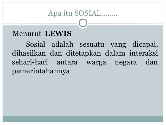 Masalah Masalah Sosial