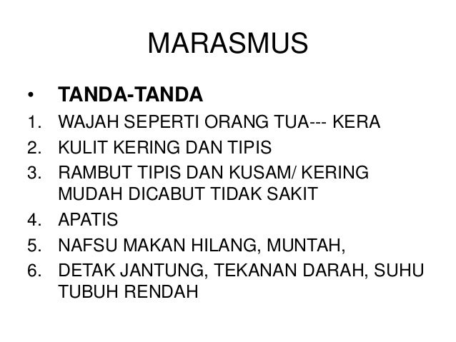 Masalah pada gizi