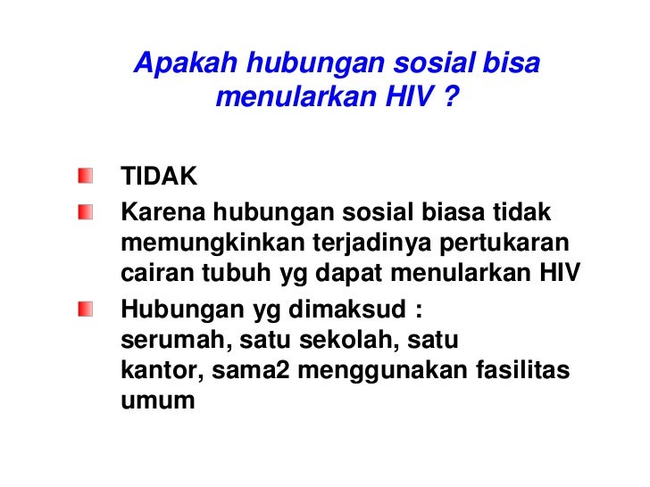 Masalah hiv dan aids