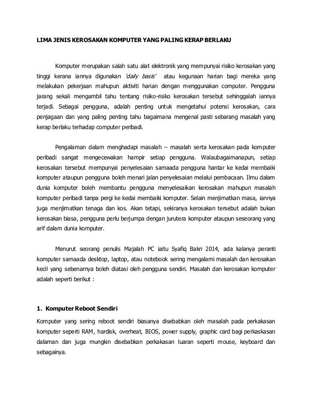 Masalah Komputer