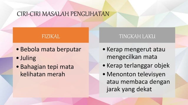 Masalah penglihatan | PPTX