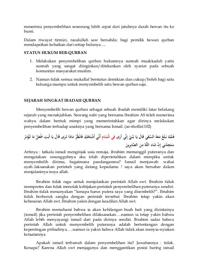 Masalah Seputar Qurban