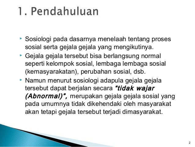 Masalah Sosial Dan Manfaat Sosiologi 2016