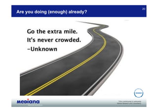 20
Are you doing (enough) already?
 