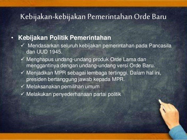 Masa Pemerintahan Orde Lama Dan Orde Baru