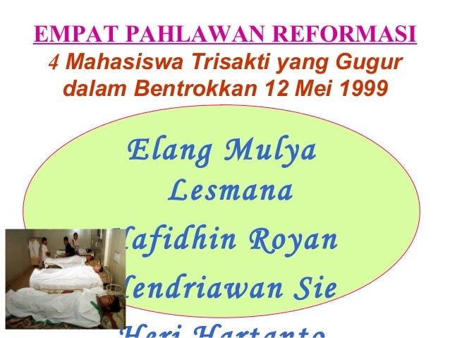 Masa reformasi dan Setelahnya