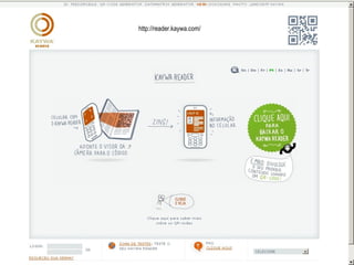 Criação de Camiseta QR Code QR Code - Maker: http://qrcode.kaywa.com/ http://reader.kaywa.com/ 