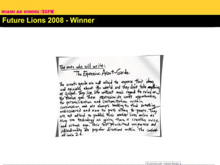 Future Lions 2008 - Winner 