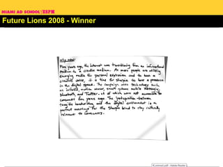 Future Lions 2008 - Winner 