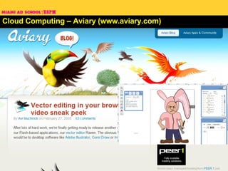 Cloud Computing – Aviary (www.aviary.com) 