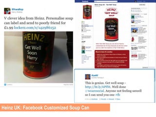 Heinz UK: Facebook Customized Soup Can
 