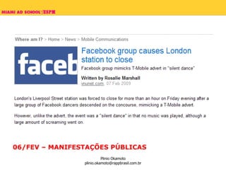 06/FEV – MANIFESTAÇÕES PÚBLICAS  