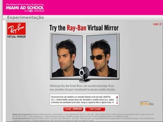 Experimentação




                           Plinio Okamoto
                 plinio.okamoto@rappbrasil.com.br
 