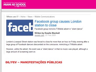 06/FEV – MANIFESTAÇÕES PÚBLICAS
 