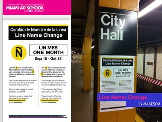 Line Name Change
             Ex-MASESPM
 