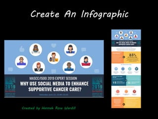 Create An Infographic
Created by Hannah Rose Wardill
 