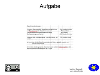 Markus Hammele
www.let-online.de
Aufgabe