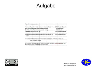 Markus Hammele
www.let-online.de
Aufgabe