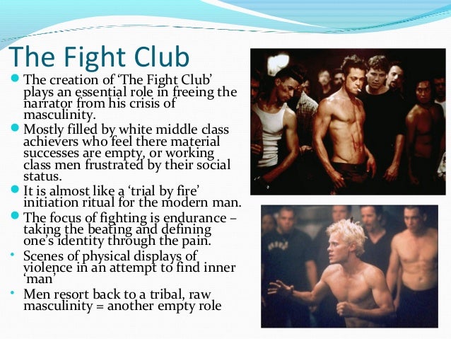 masculinity during combat club masculinity throughout deal with club