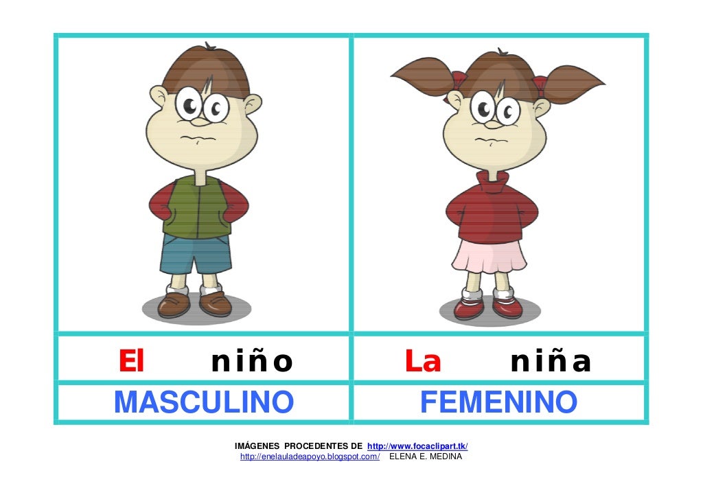 Masculino femenino