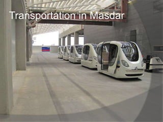 Transportation in Masdar