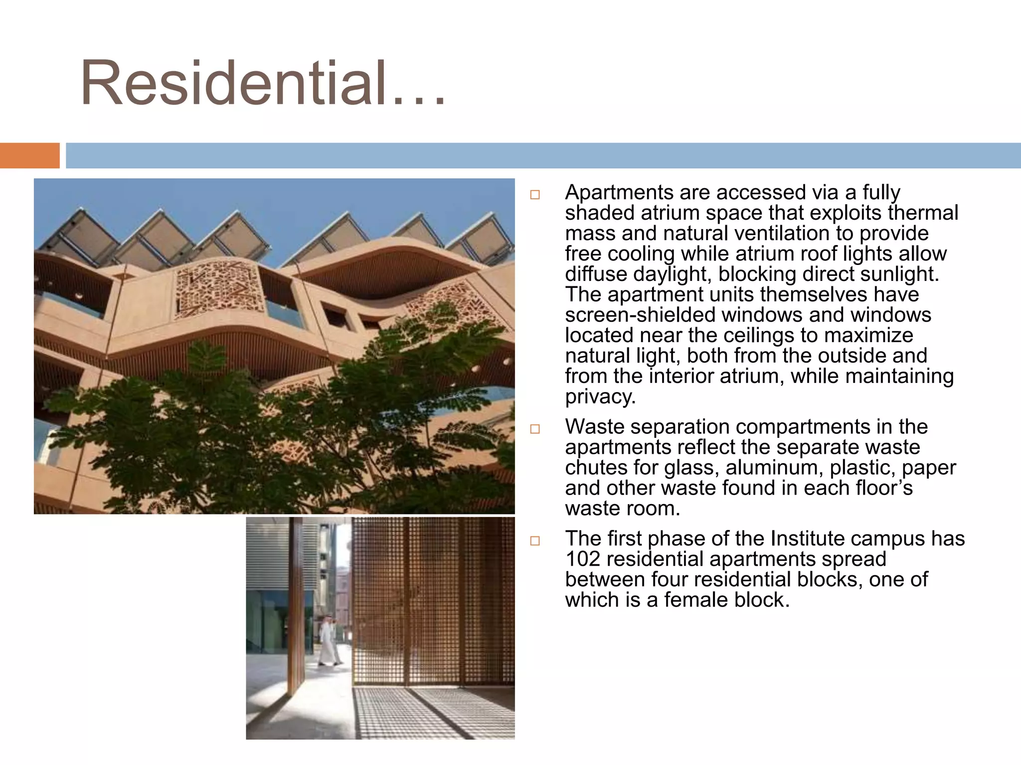 Curated visual reference: City Apartments With Natural Ventilation Systems Reference: Masdar Institute Of Technology