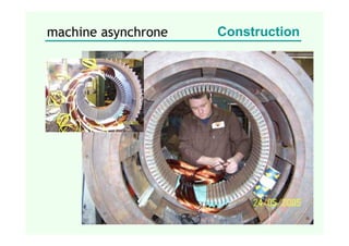 machine asynchrone Construction
 