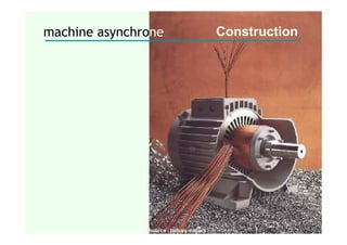 machine asynchrone Construction
 