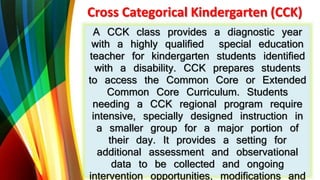 Curriculum and Program Goals in Early Childhood Special Education | PPTX