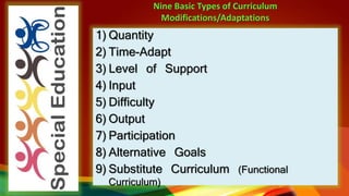 Curriculum and Program Goals in Early Childhood Special Education | PPTX